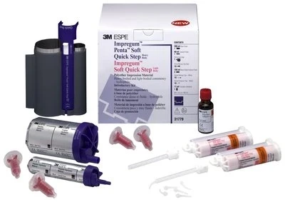 Impregum Penta Soft Quick, Präzisionsabformmaterial, Kartusche für Pentamix 3, Packung à 1 Stück