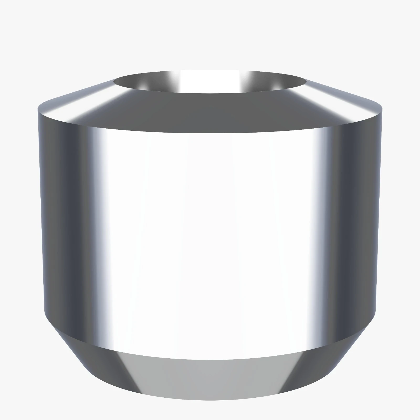 Edelstahl Abutment Konic Komponente