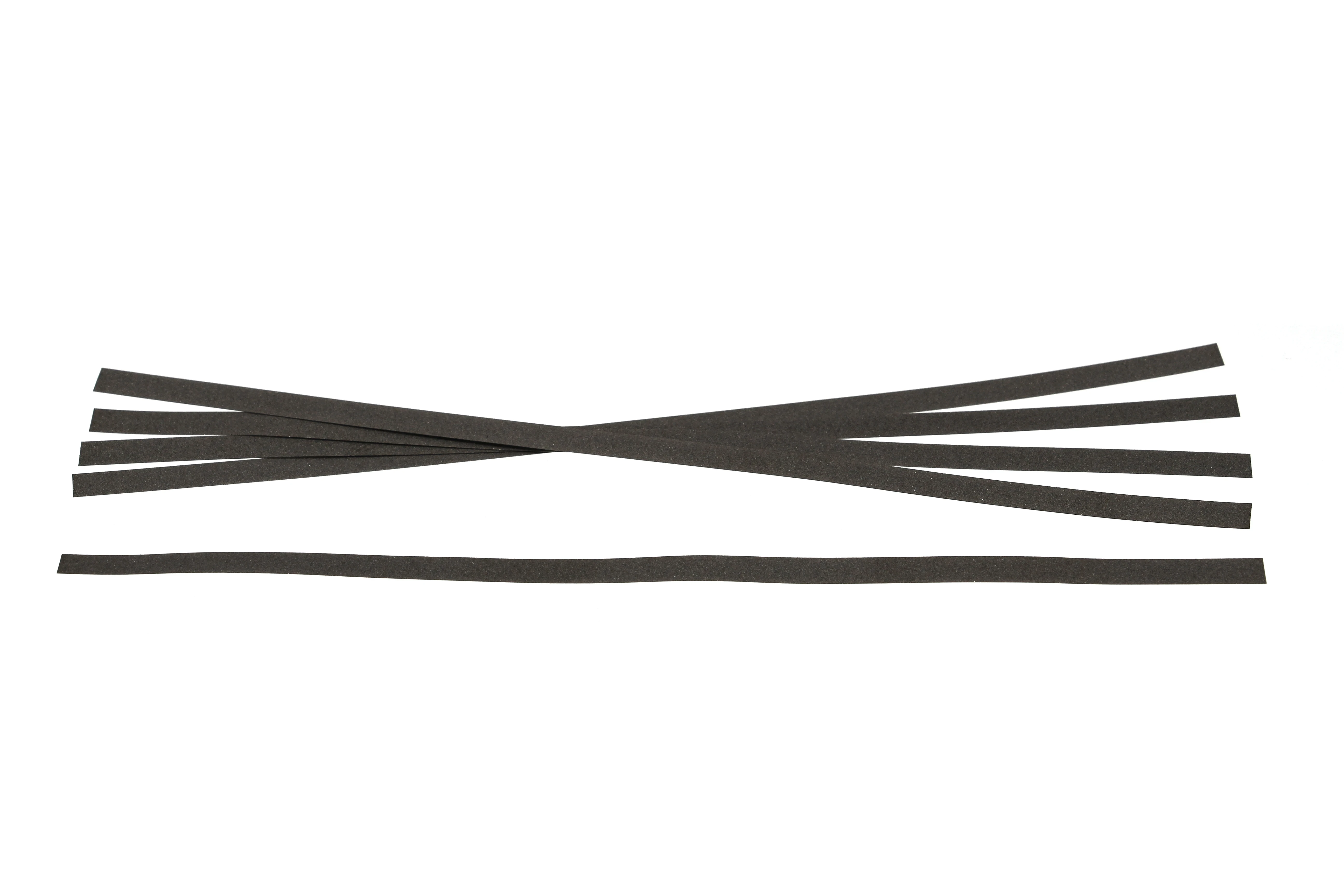 Stahlcarbostreifen, einseitig, Stärke: 0,09 mm, Ausführung: fein, Breite: 4 mm, Pack Stück