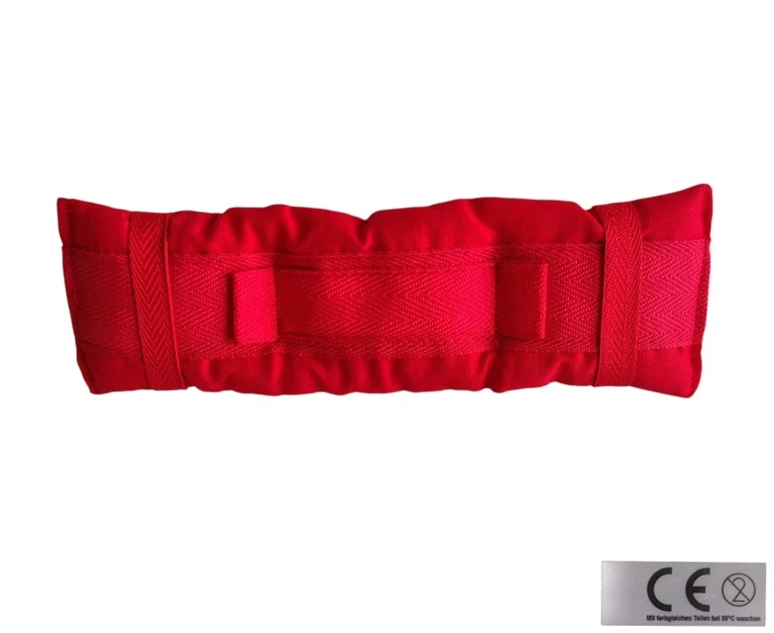 Nackenpolster, quer, Farbe: rot, Ausführung: quer, Menge: 5 Stück, Pack Stück