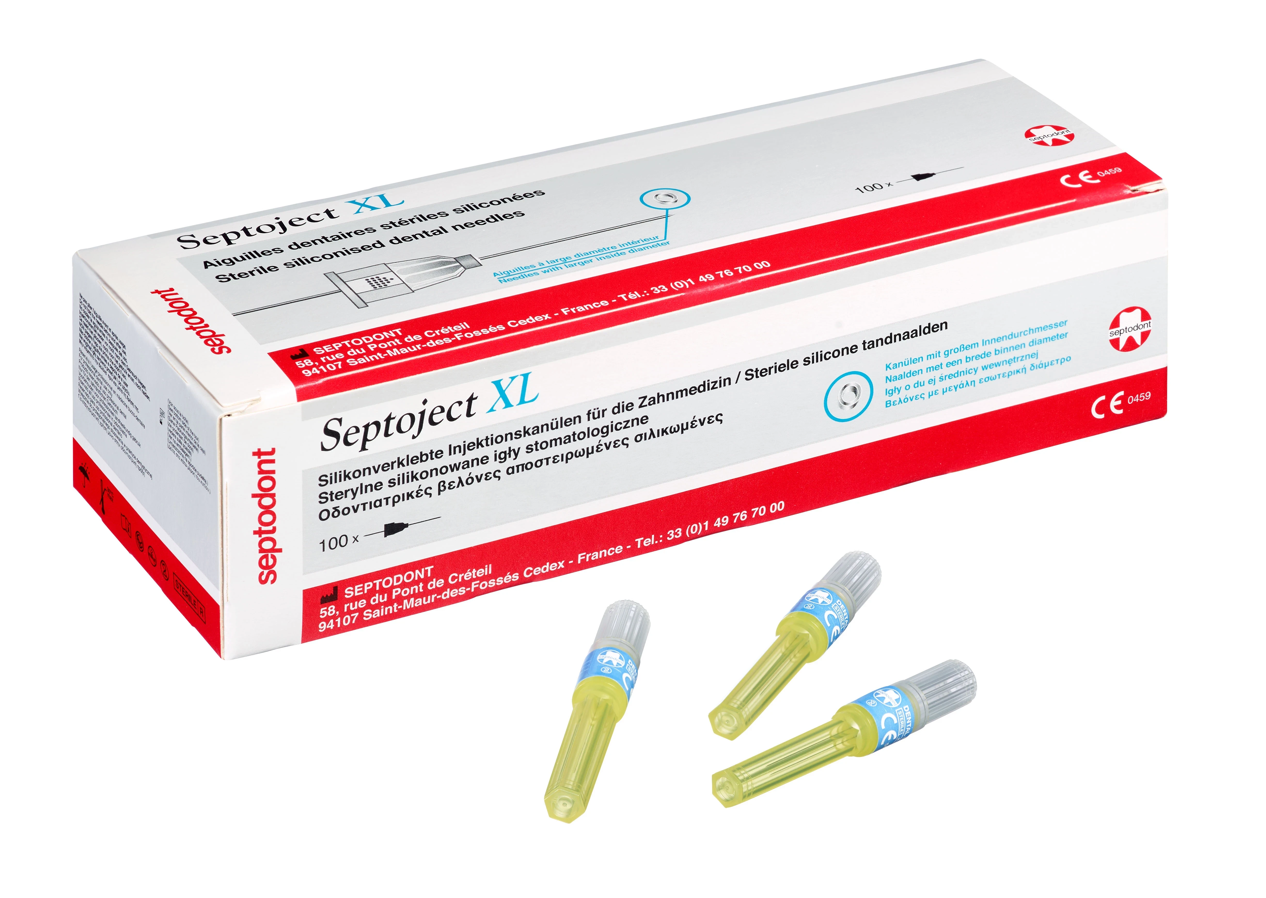 Septoject XL G30, kurz 0,3 x 25 mm, Packung à 100 Kanülen