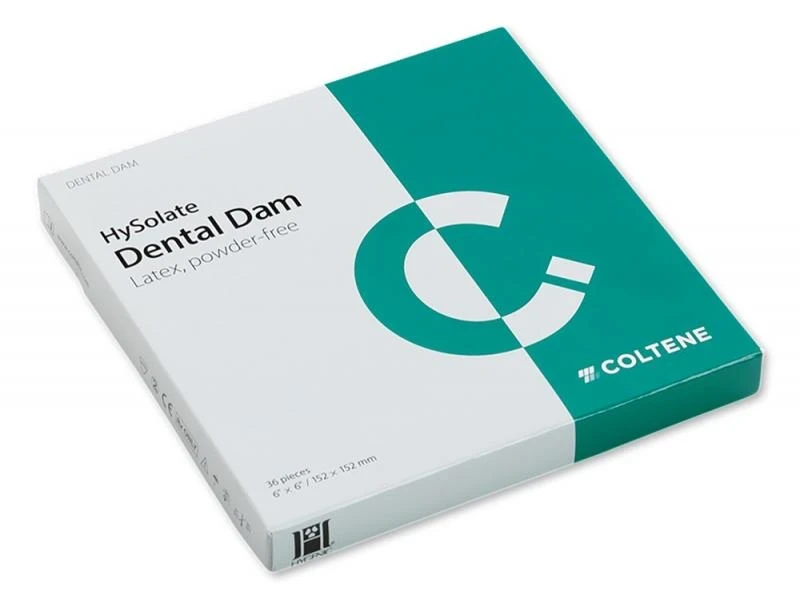HySolate Latex Dental Dam grün x-stark 152x152mm Pa 36