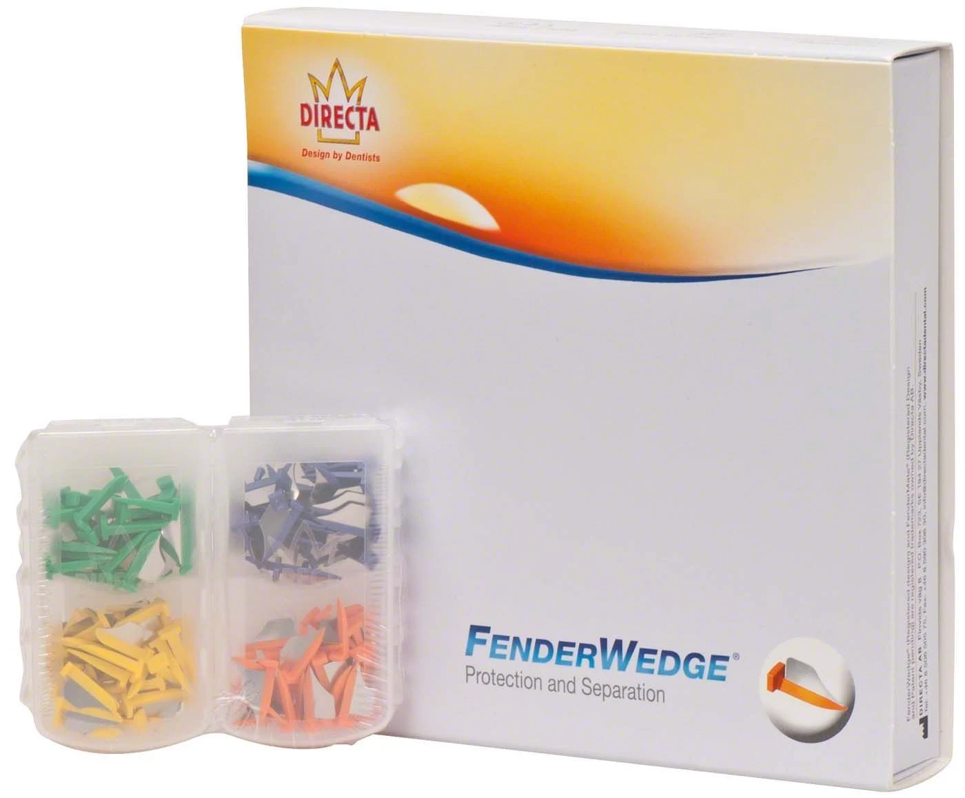 FenderWedge, Nachfüllpackung Small (orange), Packung 100 Stück