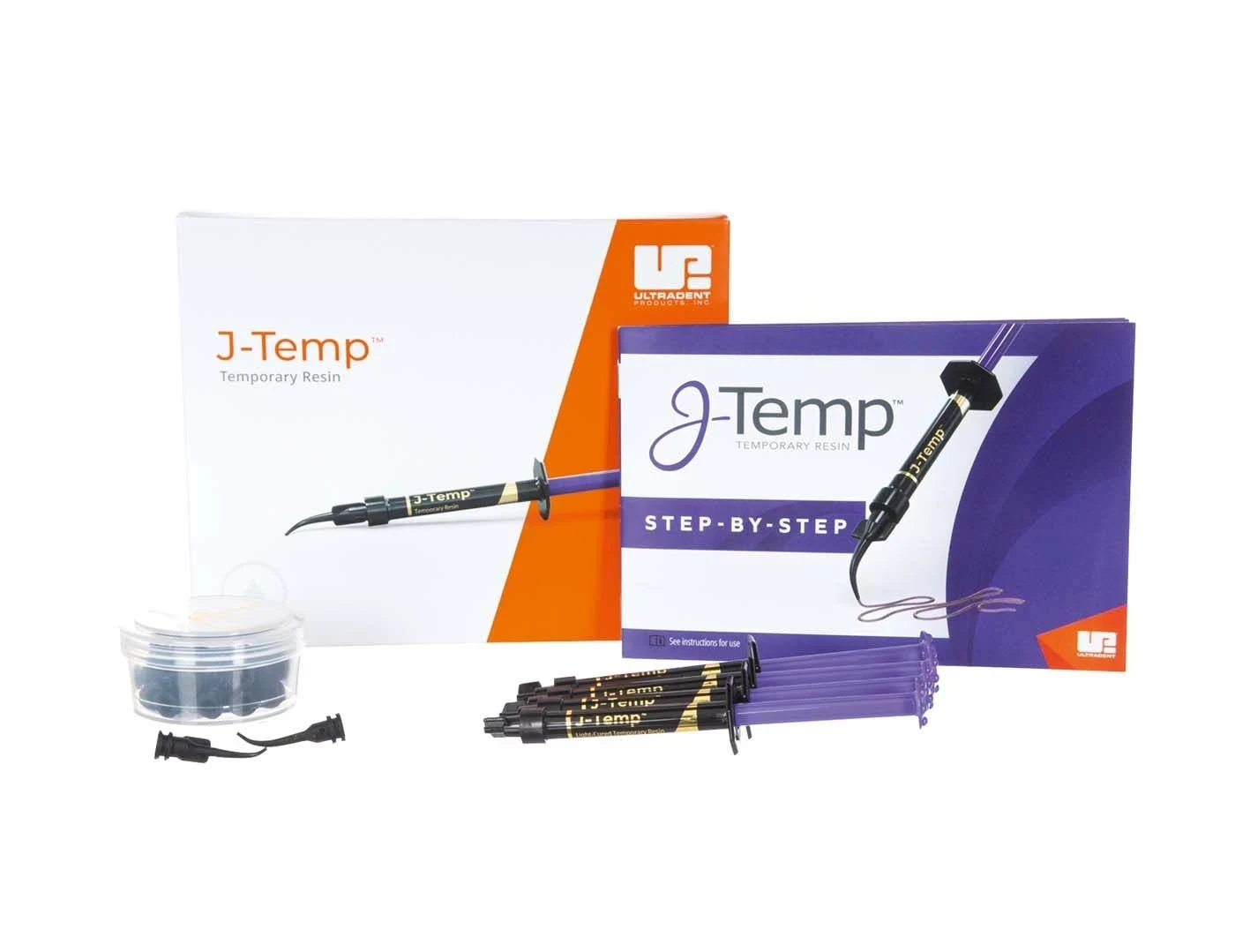 J-Temp Kit, 1 Stück 4 x 1,2 ml Spritze, 20 Black Mini Tips