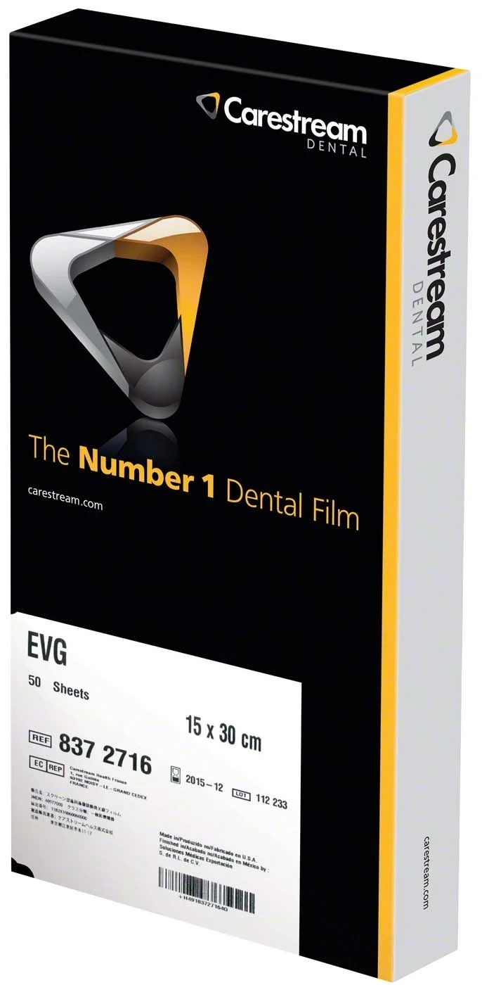 Kodak Ektavision G, Röntgenfilm, 15 × 30 cm, Packung à 50 Stück