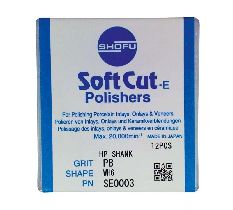 SOFTCUT-E WH6, HP, PB blauer Ring, ISO 120, Packung à 12 Polierer