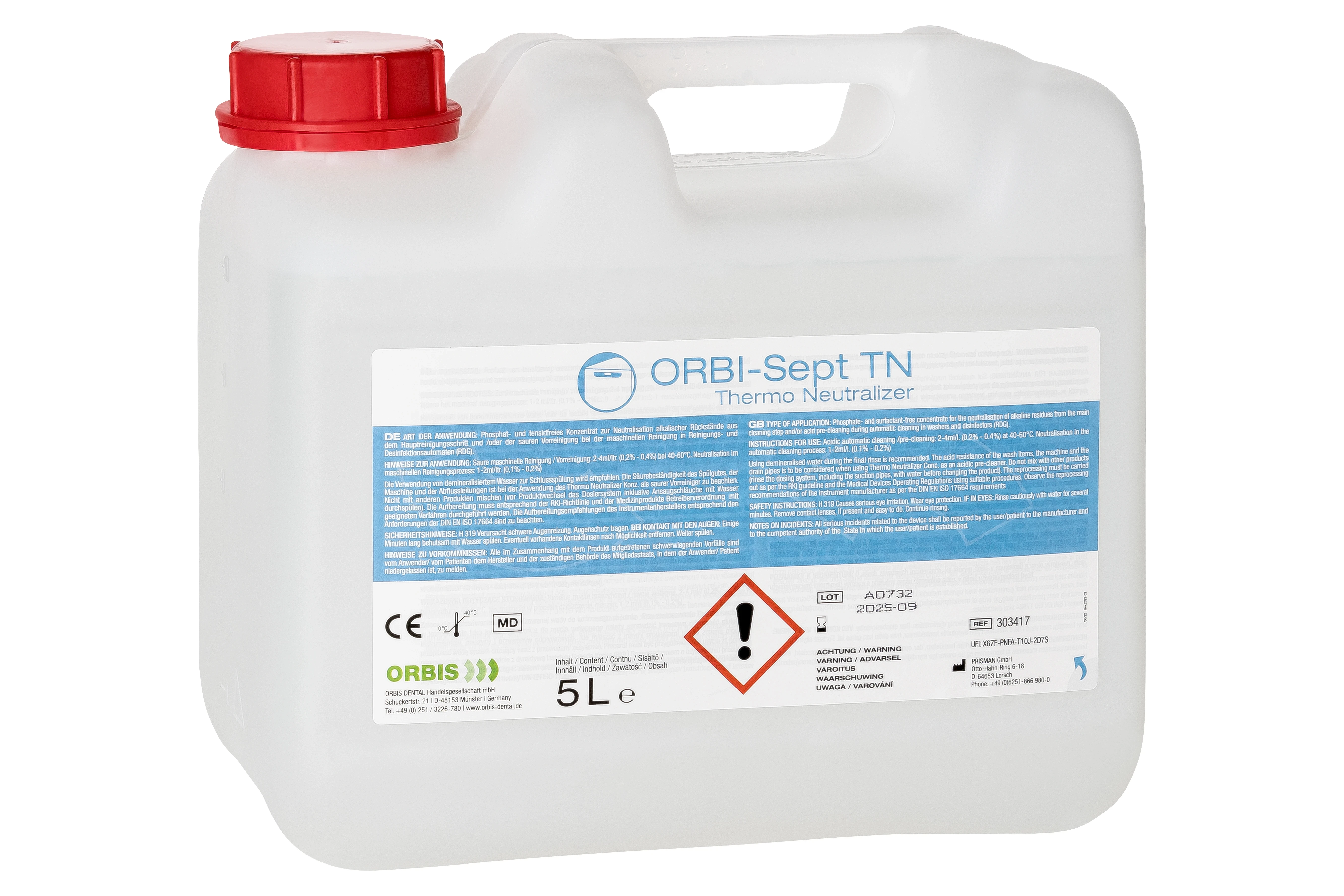 Orbi-sept TN Thermo Neutralizer - Neutralisator 5L