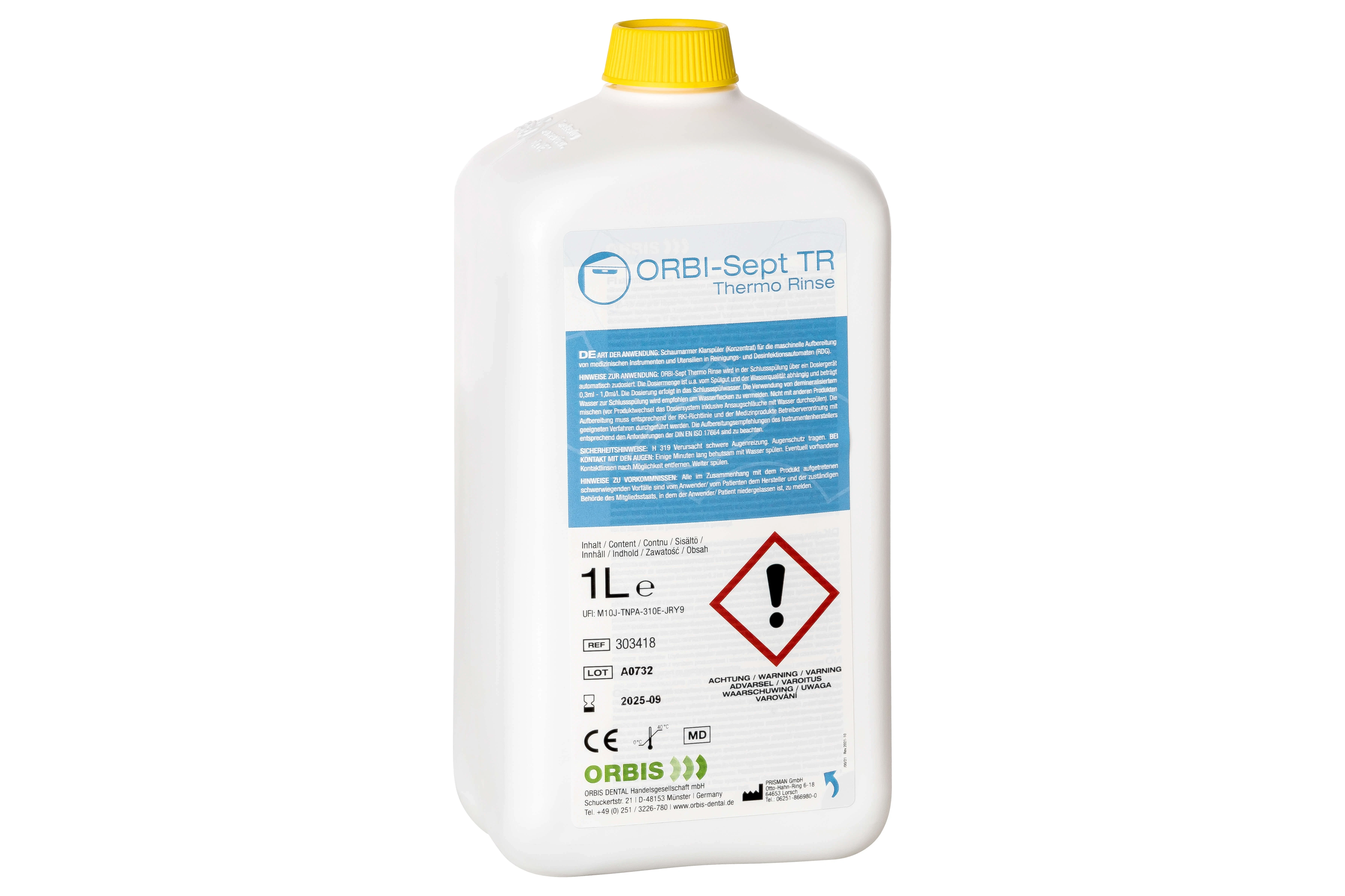 Orbi-sept TR Thermo Rinse - Klarspueler 1L