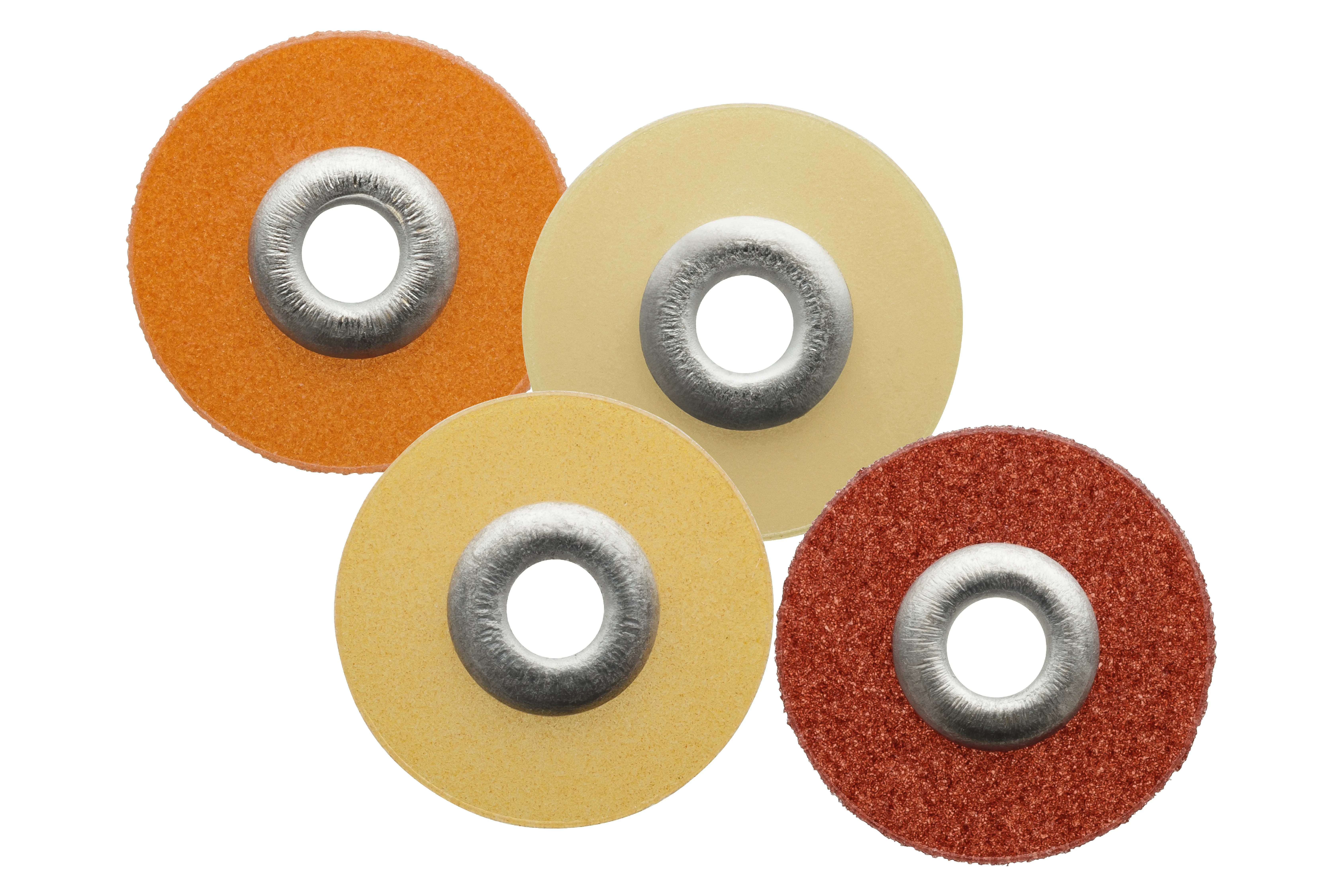 Orbipol-Discs, small, rot, Ø 10 mm, coarse, Packung 100 Stück