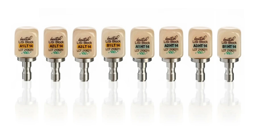 GC Initial LiSi Block für CEREC Größe 14, A3,5 LT, 5 Blöcke