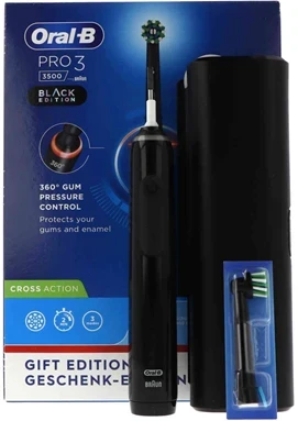 Pro 3 3500 Zahnbürste Schwarz inklusive Case, 1 Stück
