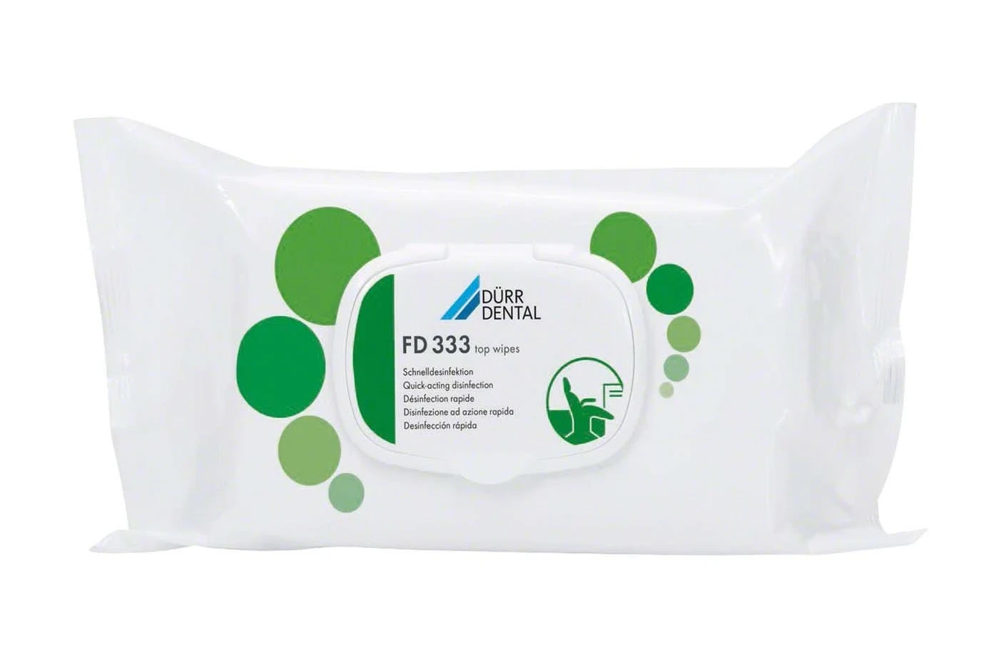 FD 333 Top Wipes, 17,5 × 25 cm, Packung à 50 Tücher