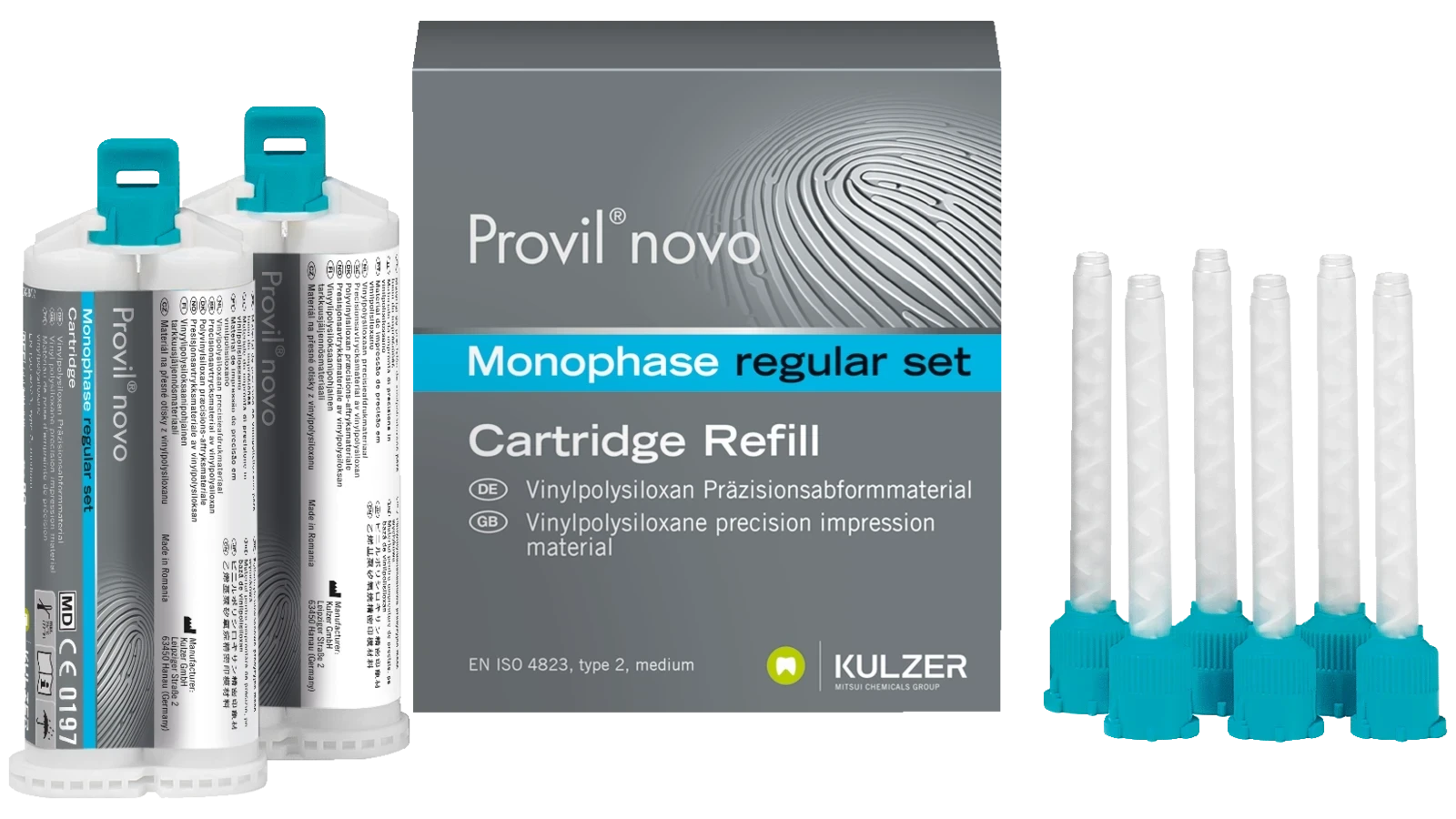 Provil novo, Abformung, Typ Monophase regular, Kartuschen 2 x 50 ml