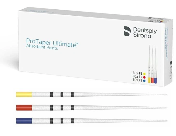ProTaper Ultimate Papierspitzen, Größe Sortiment F1-F3, Packung 180 Stück