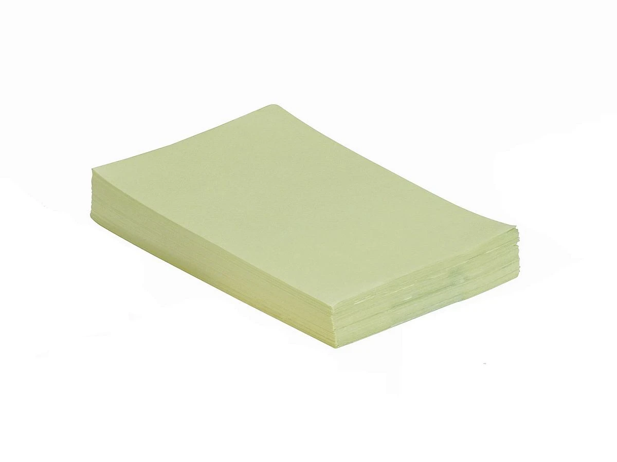 Monoart Trayfilterpapier für Normtrays, 18 × 28 cm, mintgrün, Packung à 250 Blatt
