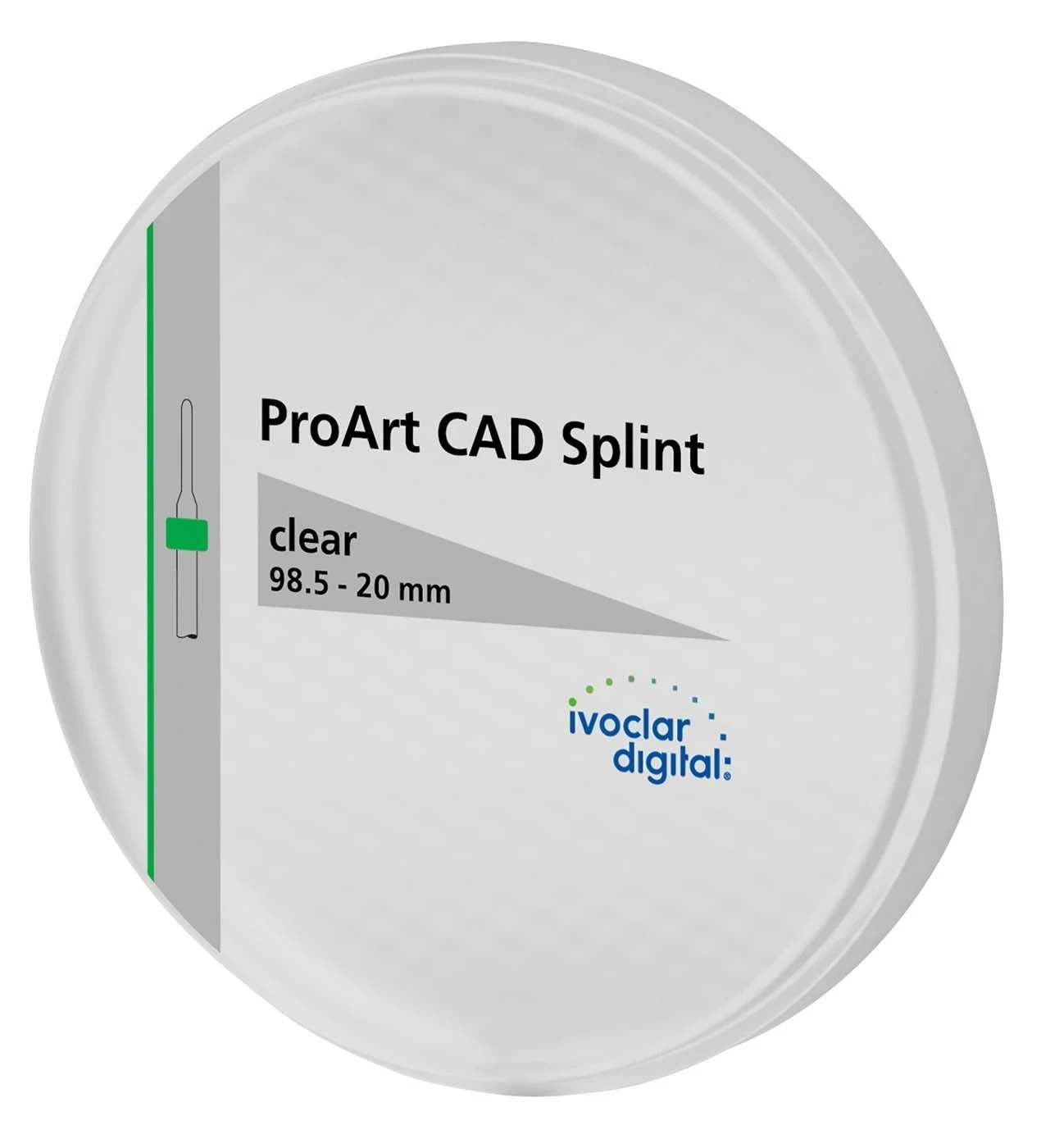 ProArt CAD Splint clear 98.5-20, Packung à 1 Stück