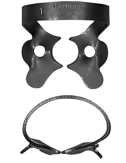 Kofferdam Klammer, Black Line, Nr.1, Packung à 1 Stück