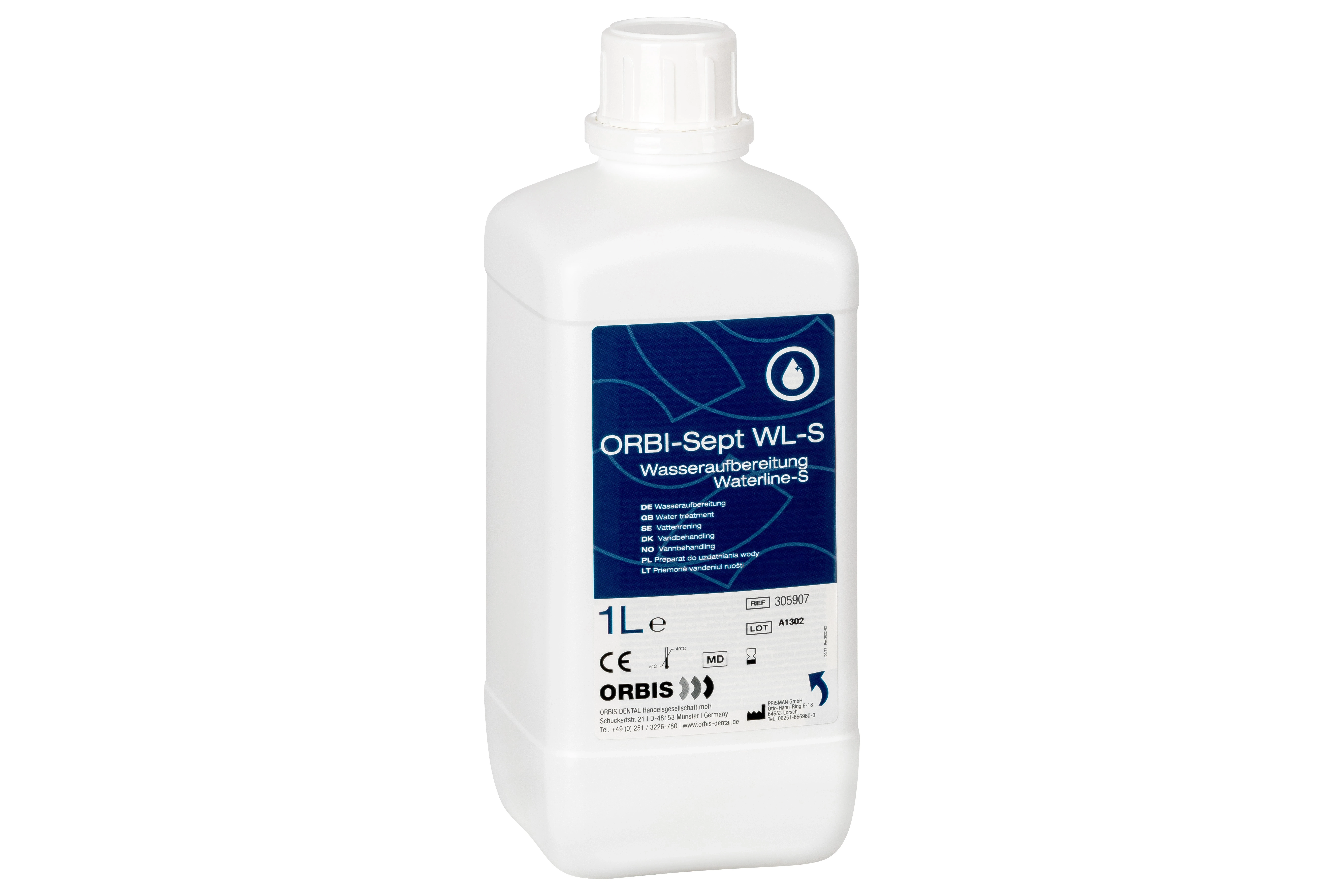 ORBI-Sept WL-S, Wasseraufbereitung, Waterline S, Flasche à 1 l