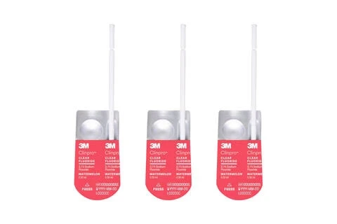 3M Clinpro Clear Fluorid, L-Pop Wassermelone, Packung 50 Stück