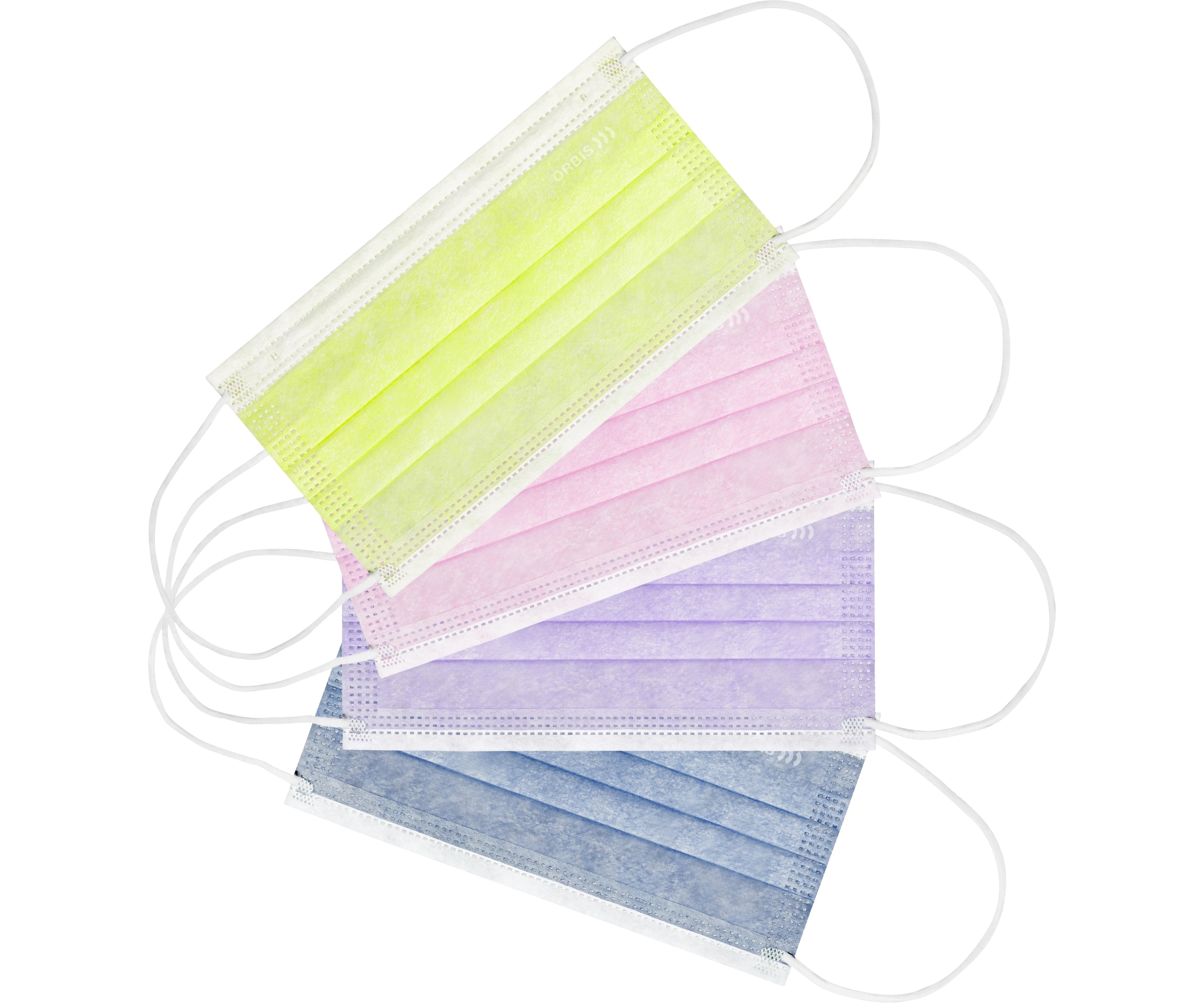 | Mundschutz IIR earloops, latexfrei, glasfaserfrei, Mundschutz, Farbe blau, Filterleistung > 98 %, Packung 50 Stück