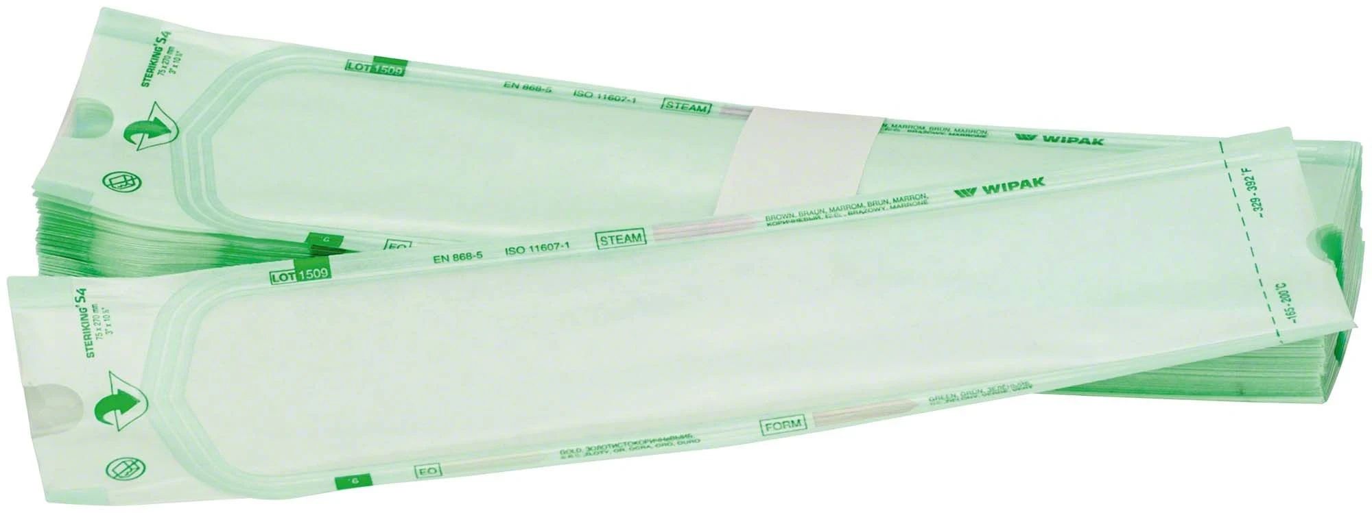 Sterilisationstüten 100 Tüten 75 x 270 mm, S 4-3P