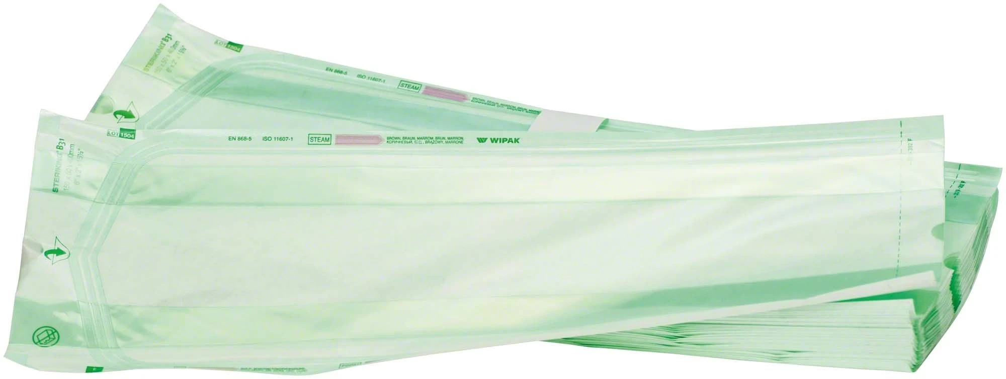 Sterilisationstüten 50 Tüten 150 x 50 x 400 mm, B 31-3P
