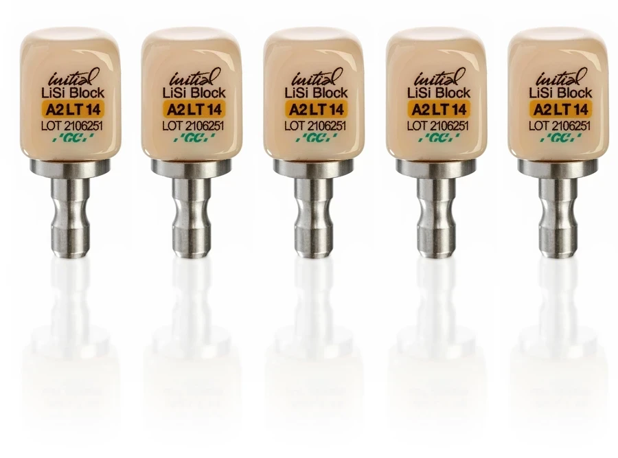 Initial Lisi Block, Cerec, Größe 14, A2 LT, Packung à 5 Stück