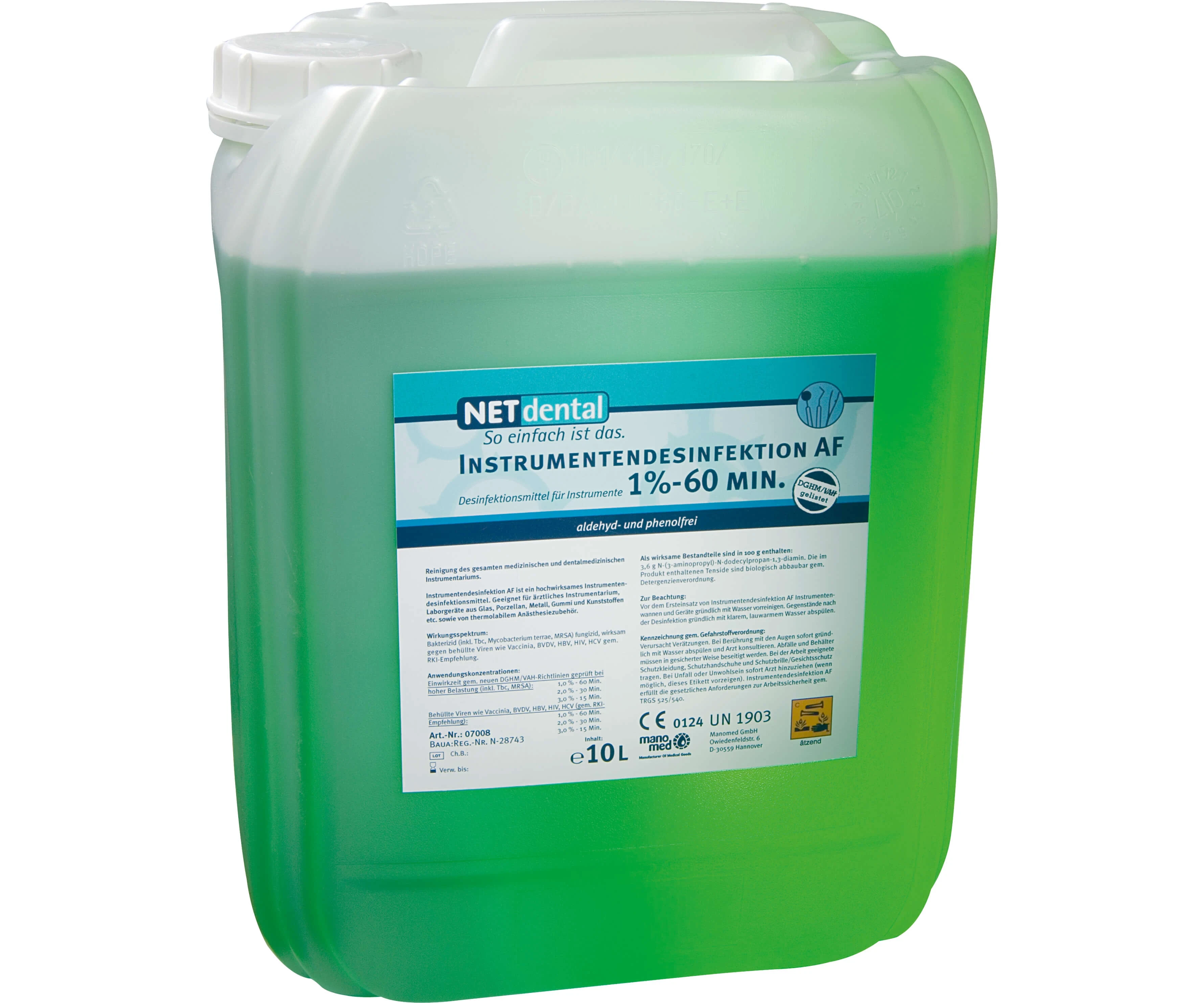 LiKe Instrumentendesinfektion Kanister, 10 Liter