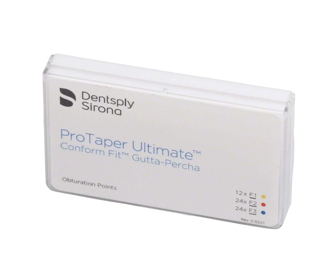 ProTaper Ultimate Conform Fit Guttaperchaspitzen, Größe Sortiment F1-F3, Packung 60 Stück