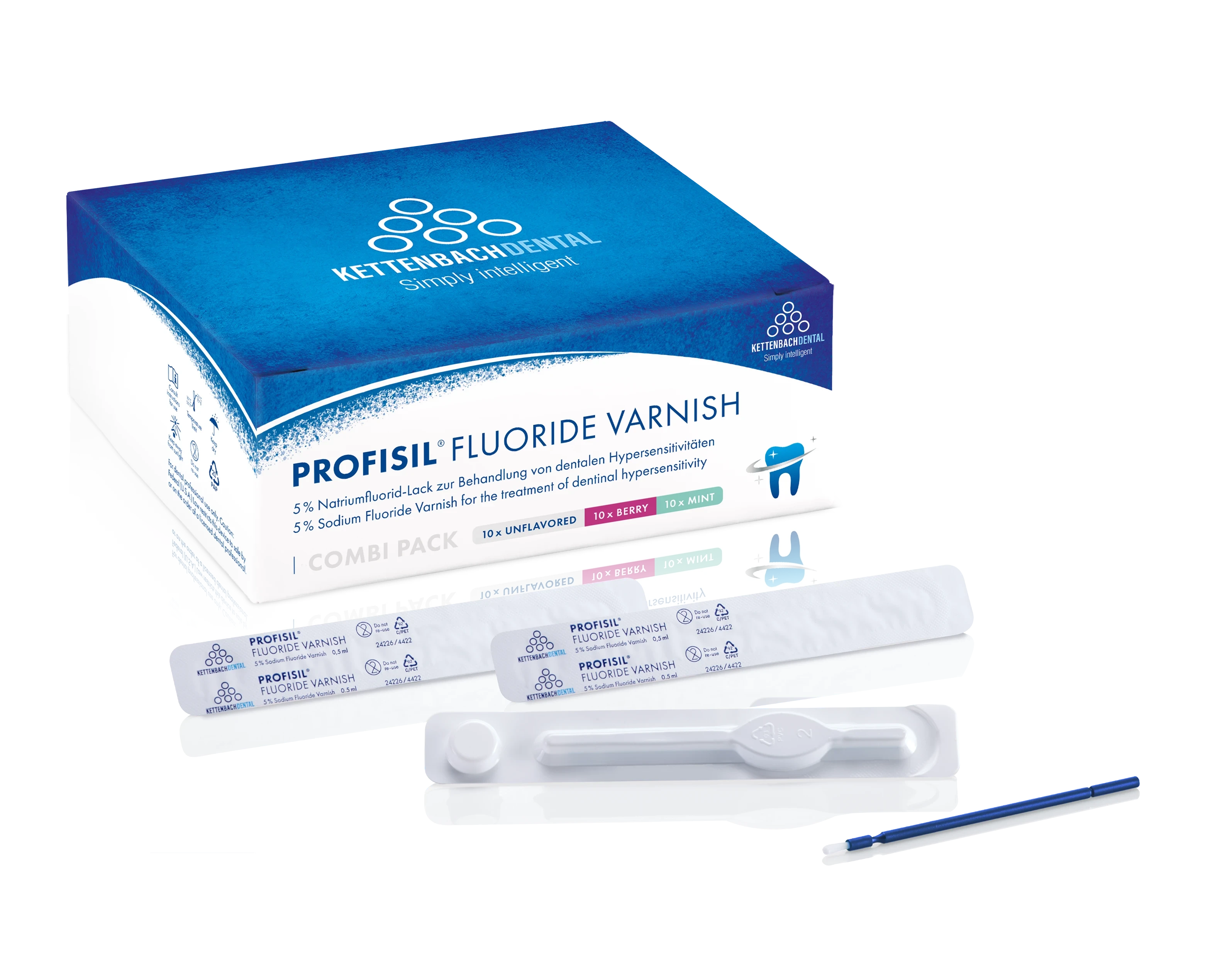 Profisil Fluoride Varnish, Combi pack, 30 Blister à 0,5 ml