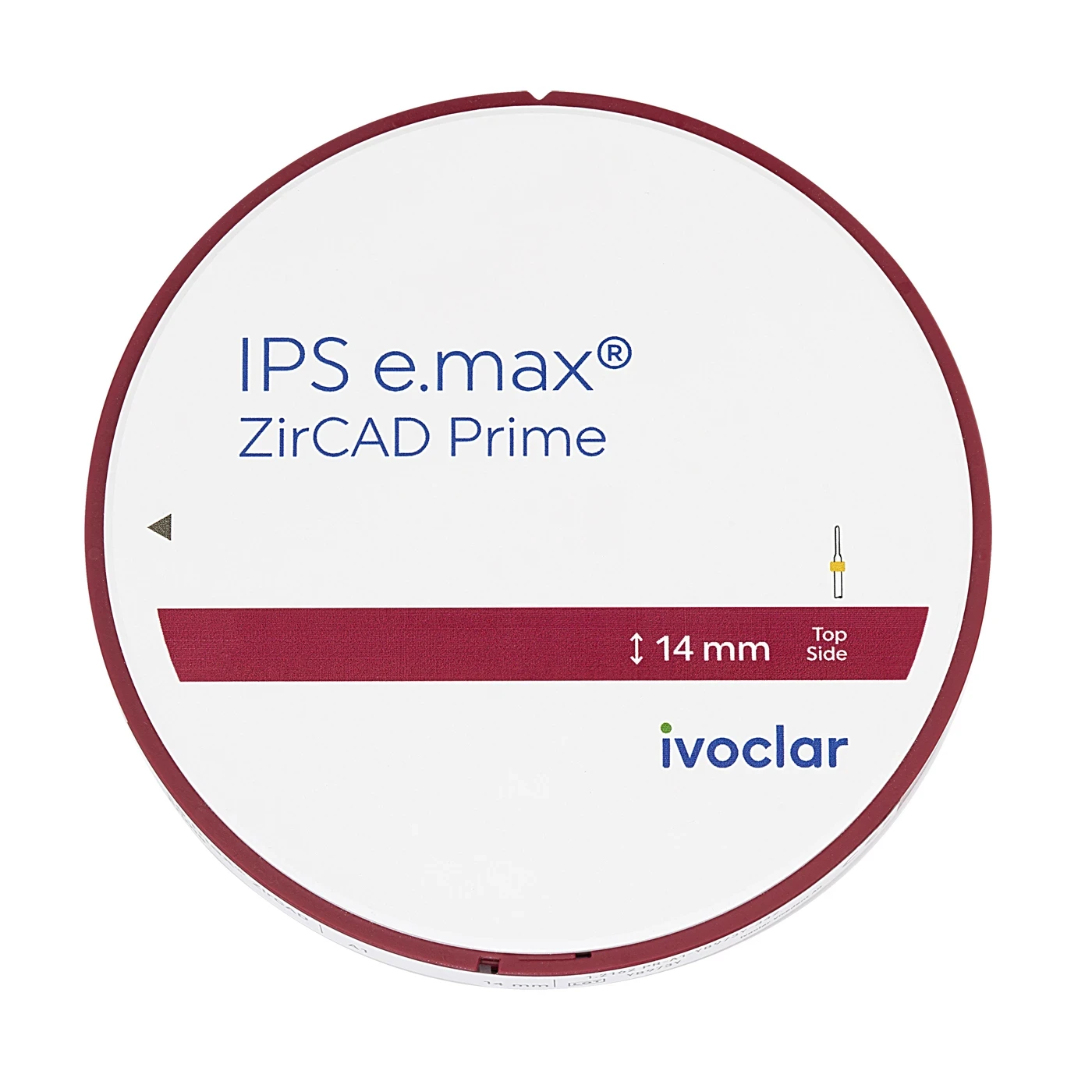 IPS e.max ZirCAD Prime Disk Ø 98,5 mm H 14 mm, A3