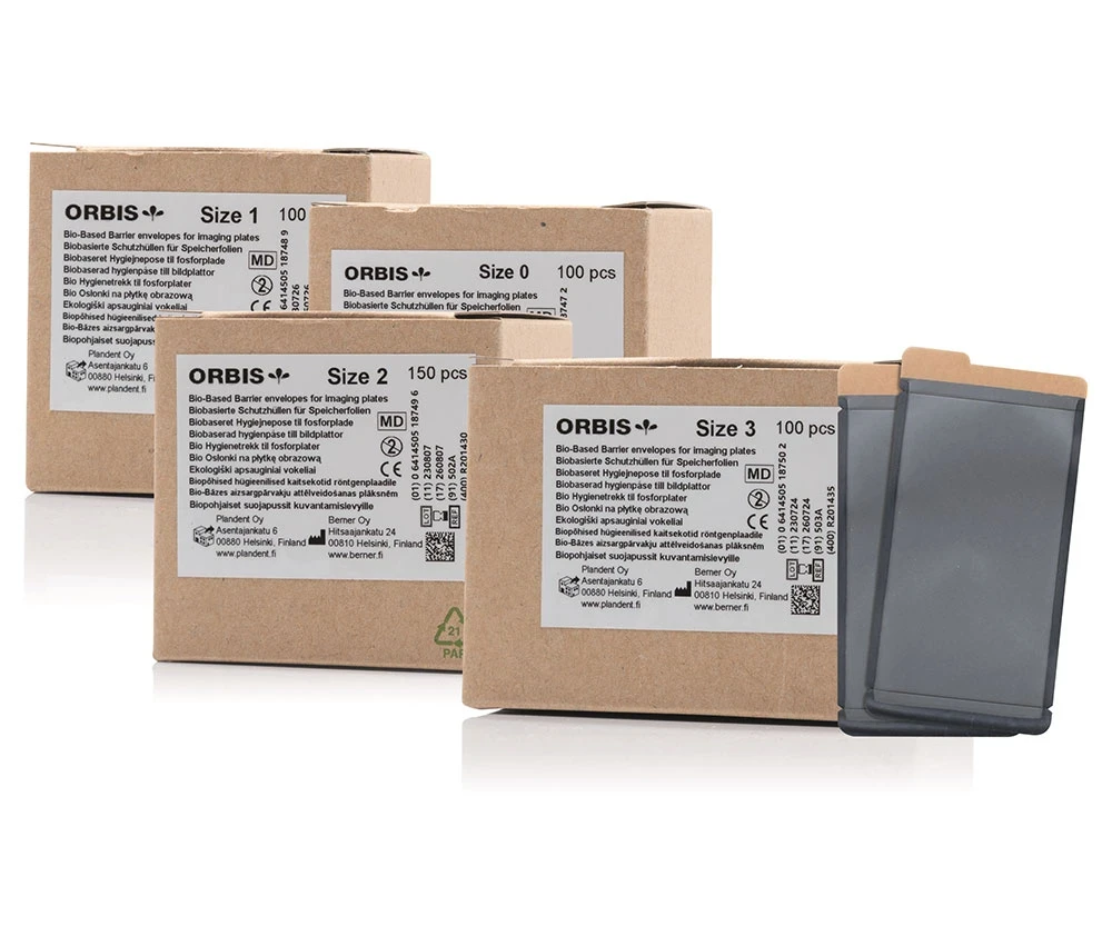 ORBIS Green Schutzhüllen für Speicherfolie Gr.0 2x3cm 100St.