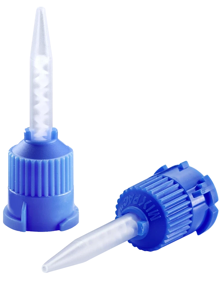 Mischkanülen blau spitz, 2,5 mm, 50 Stück