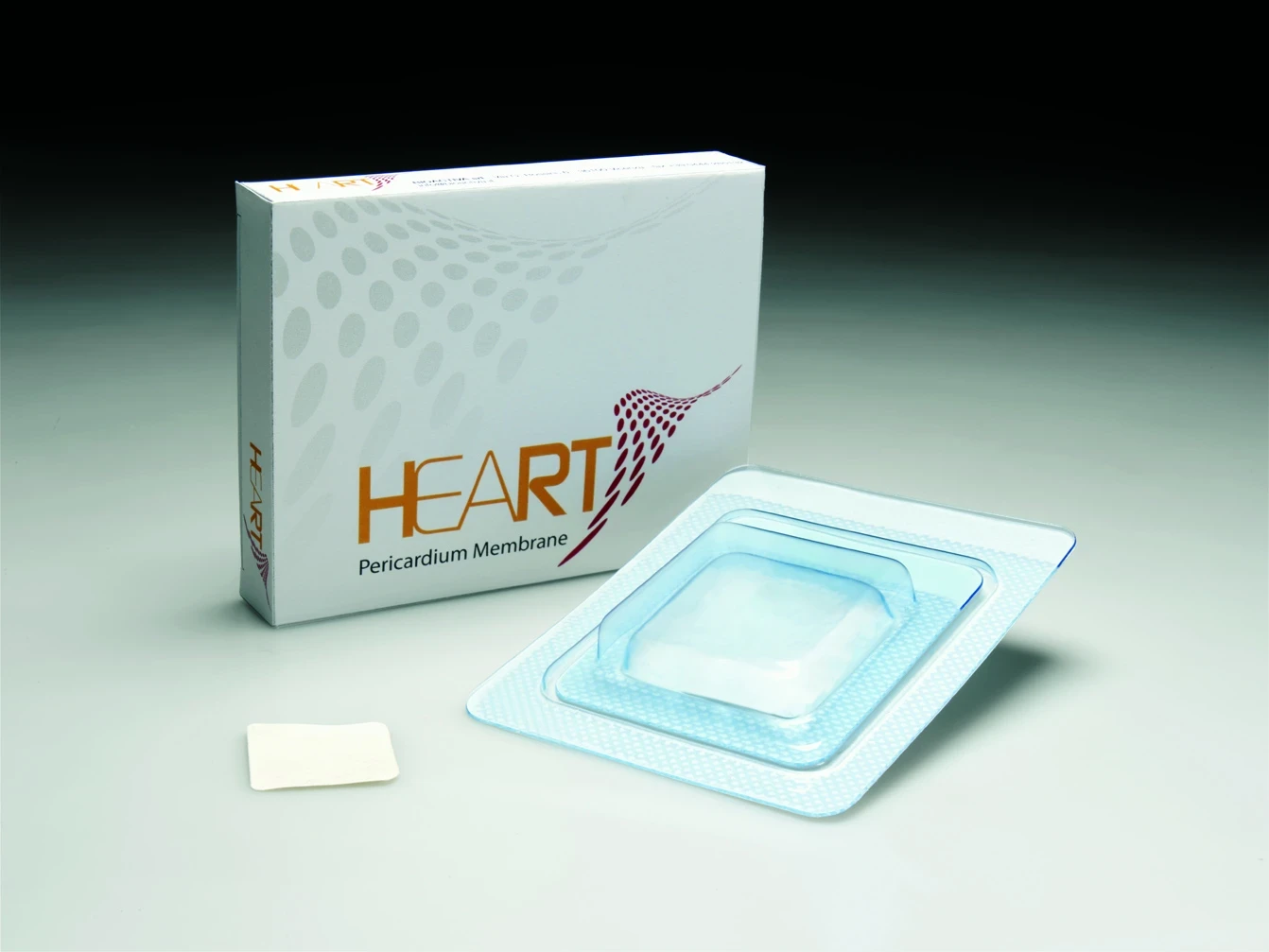 HEART Pericardium equine, vollständig resorbierbare Membran. Größe: 20 x 20 mm. Inhalt: 2 Membrane / Packung.