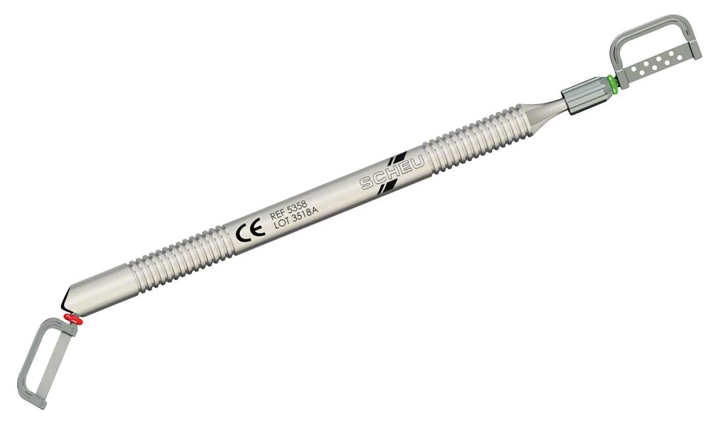 CA Stripping Tool Edelstahlhalter Doppelseitig, gerade und abgewinkelt