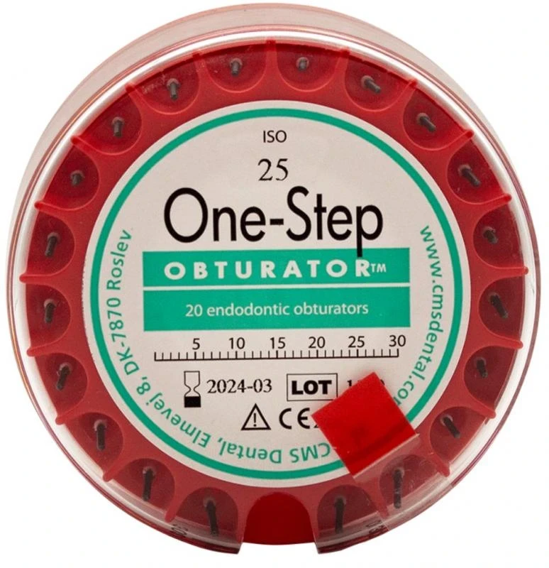 One-Step Obturatoren - Nachfüllpackung ISO 25, Packung 20 Stück