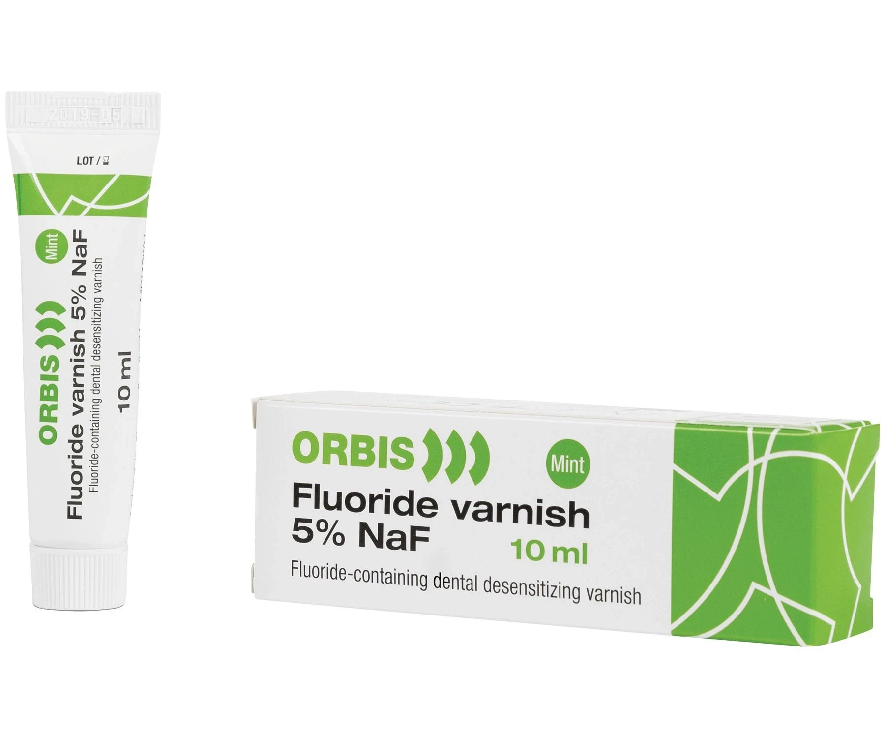 ORBIS Fluoride Varnish, Fluorid-Lack, Minze, Tube 1 x 10 ml