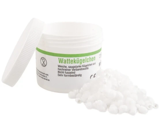 Wattekügelchen, Ø 4,0 mm, Dose 4 g