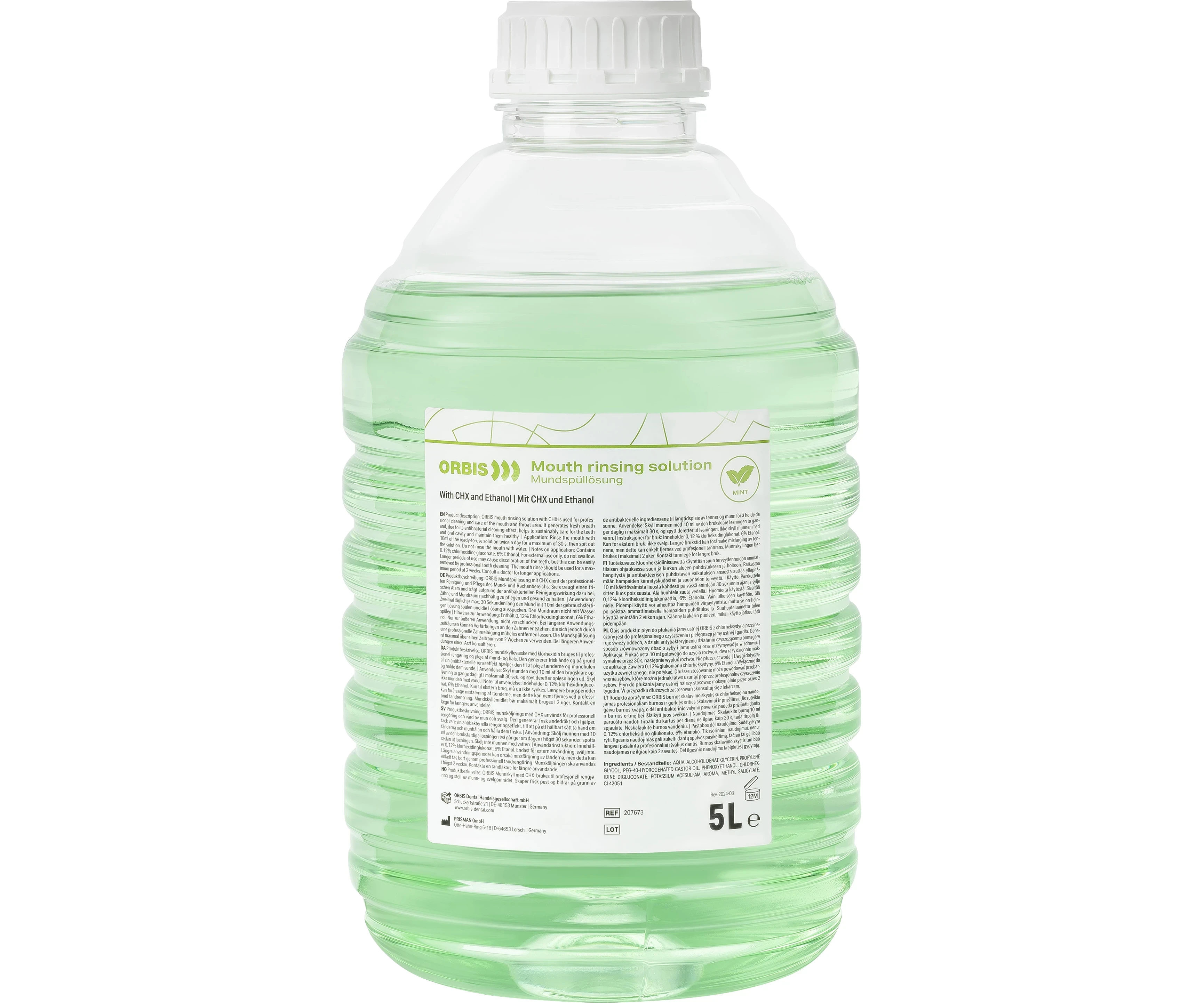 Orbis Mundspüllösung mit 0,12% CHX und Ethanol 5000 ml