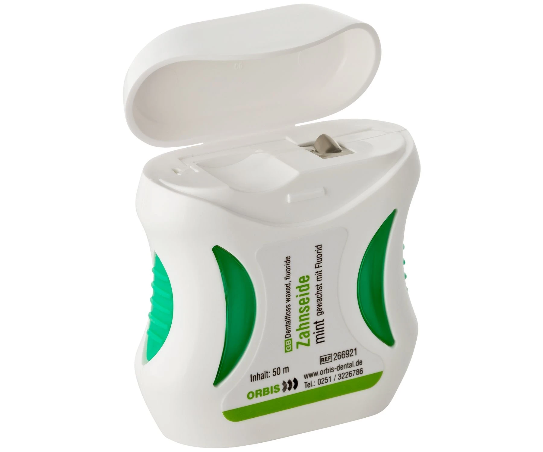 Zahnseide, gewachst, Stück,