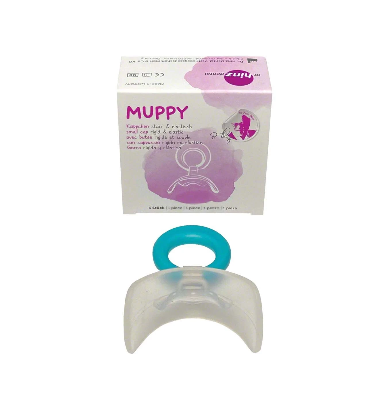 MUPPY Käppchen,Größe II, transparent, elastisch, 1 Stück