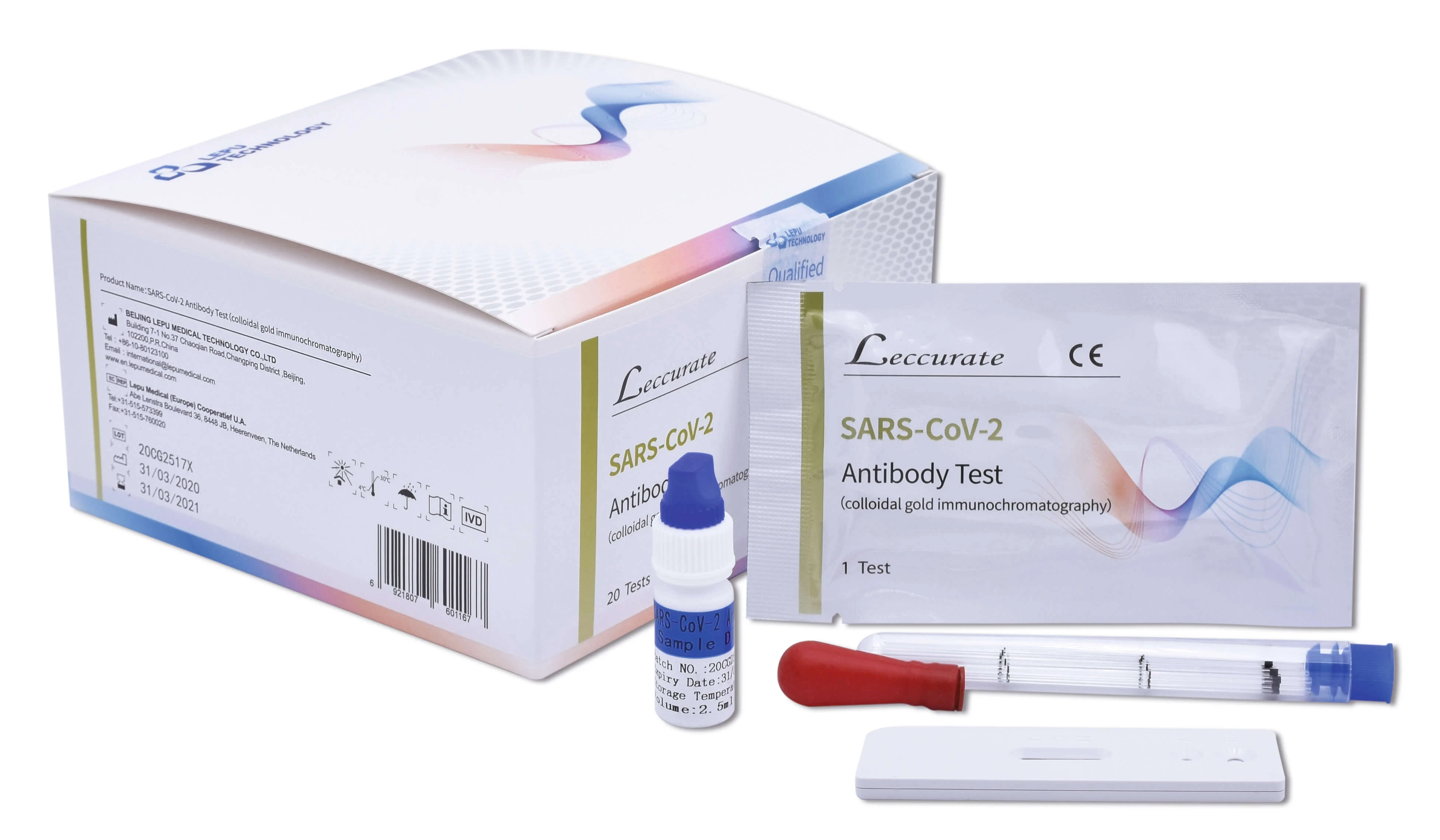 Corofix Schnelltest Basis Paket, 20 Stück
