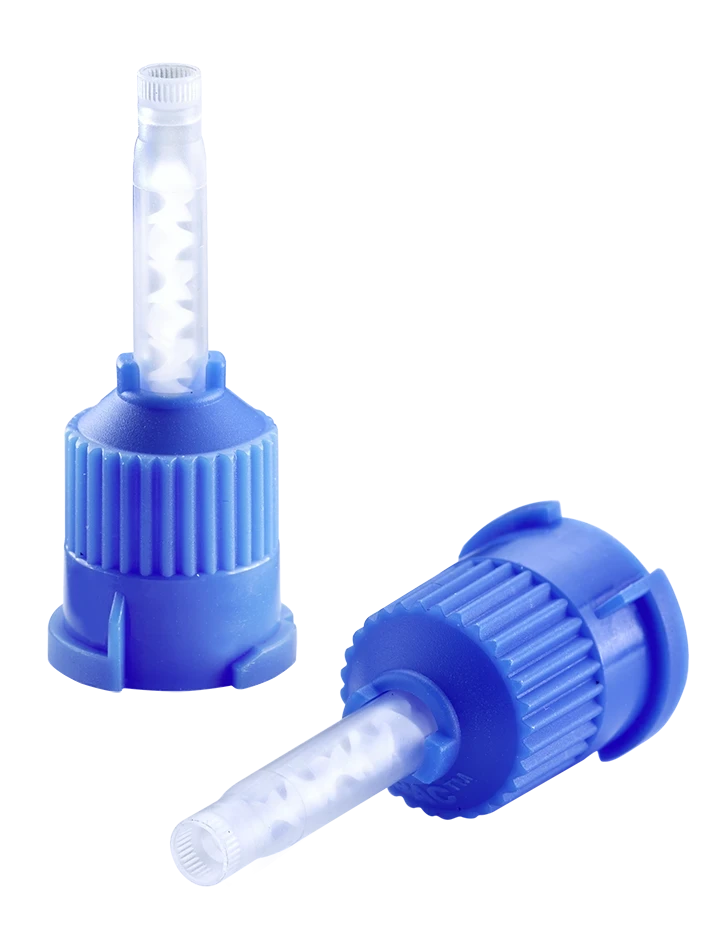 Mischkanülen blau stumpf, 2,5 mm, 50 Stück