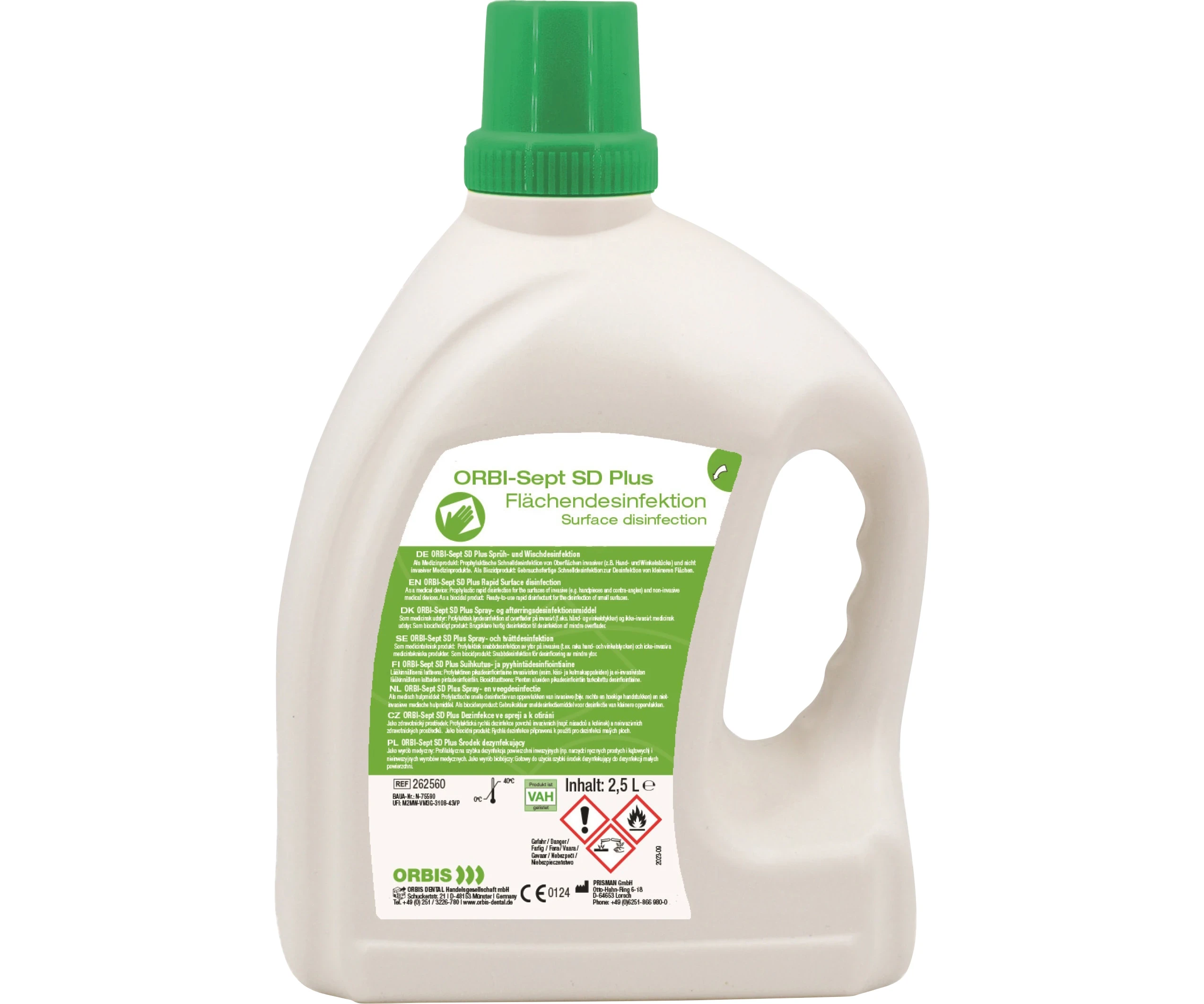 Orbi-Sept Flächendesinfektion plus, Flasche à 2,5 L
