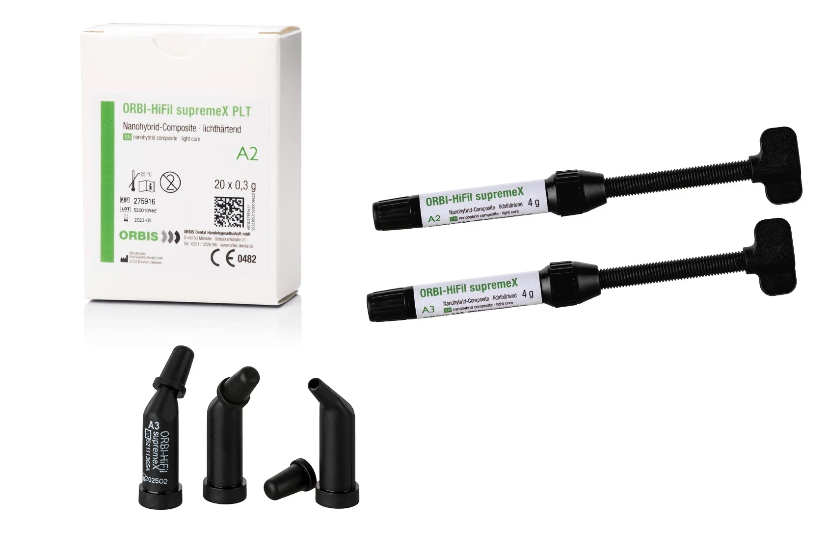 ORBI-HiFil supremeX, Nanohybrid-Composite, lichthärtend, Packung à 20 Kapseln