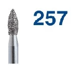 Horico Diamant-Schleifinstrumente Fig. 257, ISO 023, Grobkorn FG, Packung 5 Stück