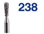 Horico Diamant-Schleifinstrumente Fig. 238, ISO 014, Grobkorn FG, Packung 5 Stück