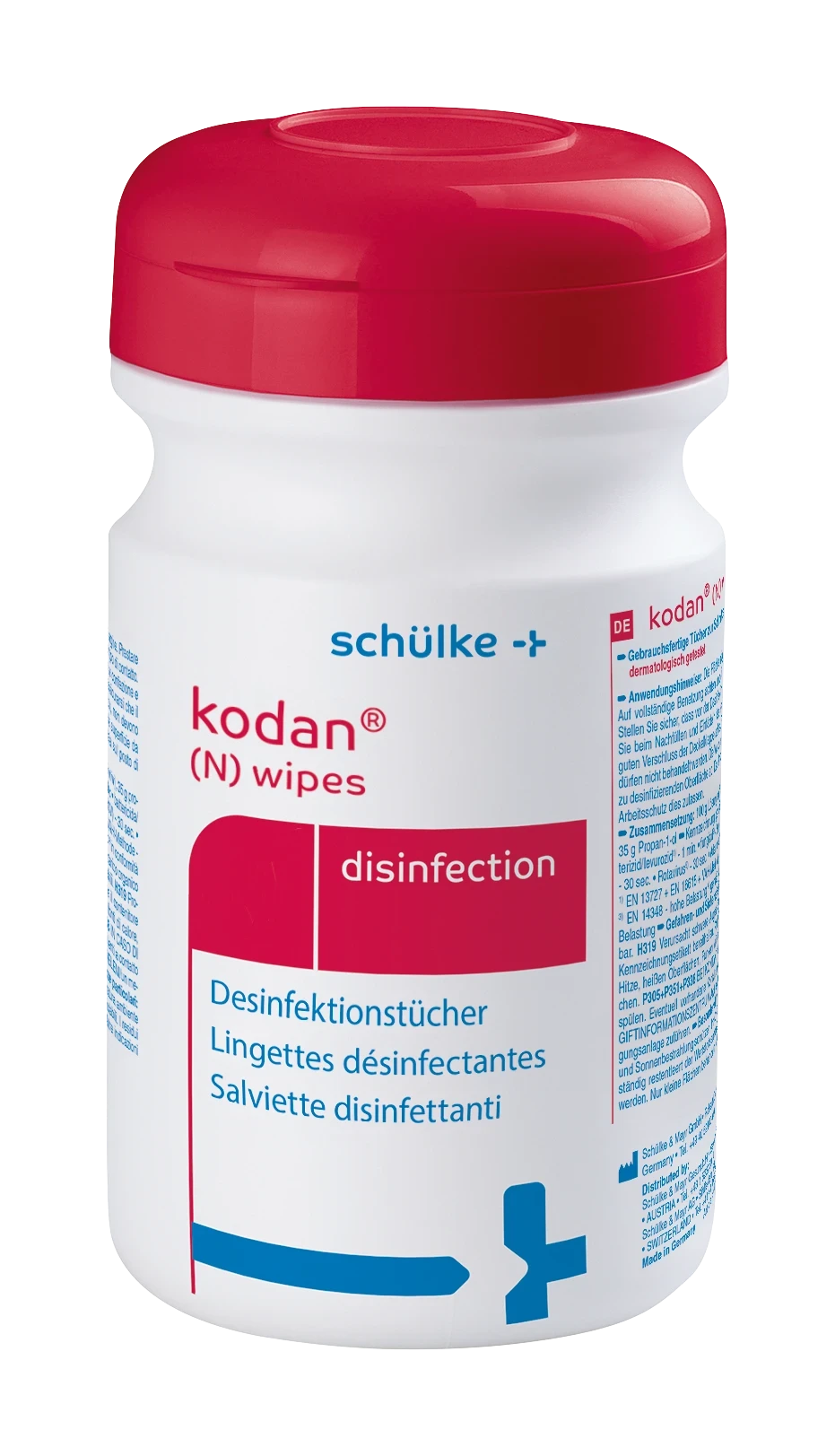 Kodan N Wipes, Desinfektionstücher, Spenderdose à 90 Stück