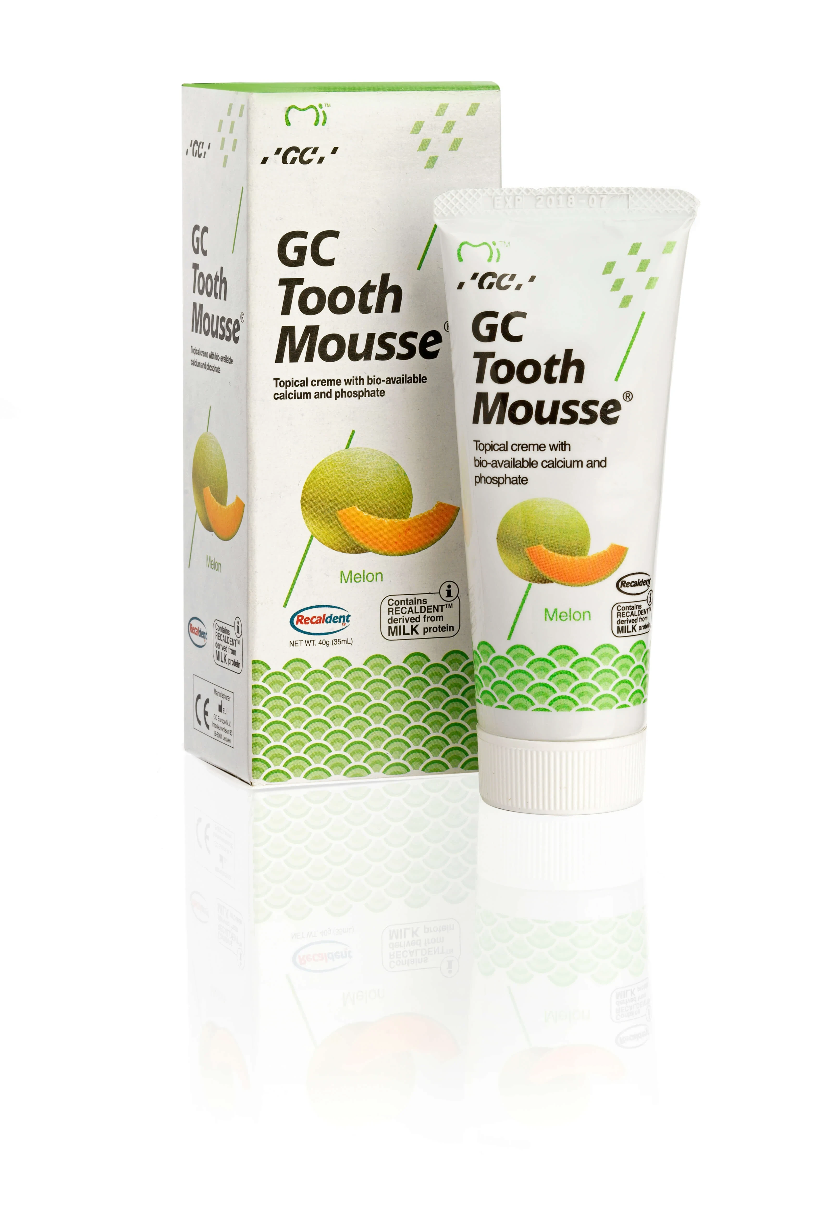Tooth Mousse Melone, Packung à 10 × 40 g