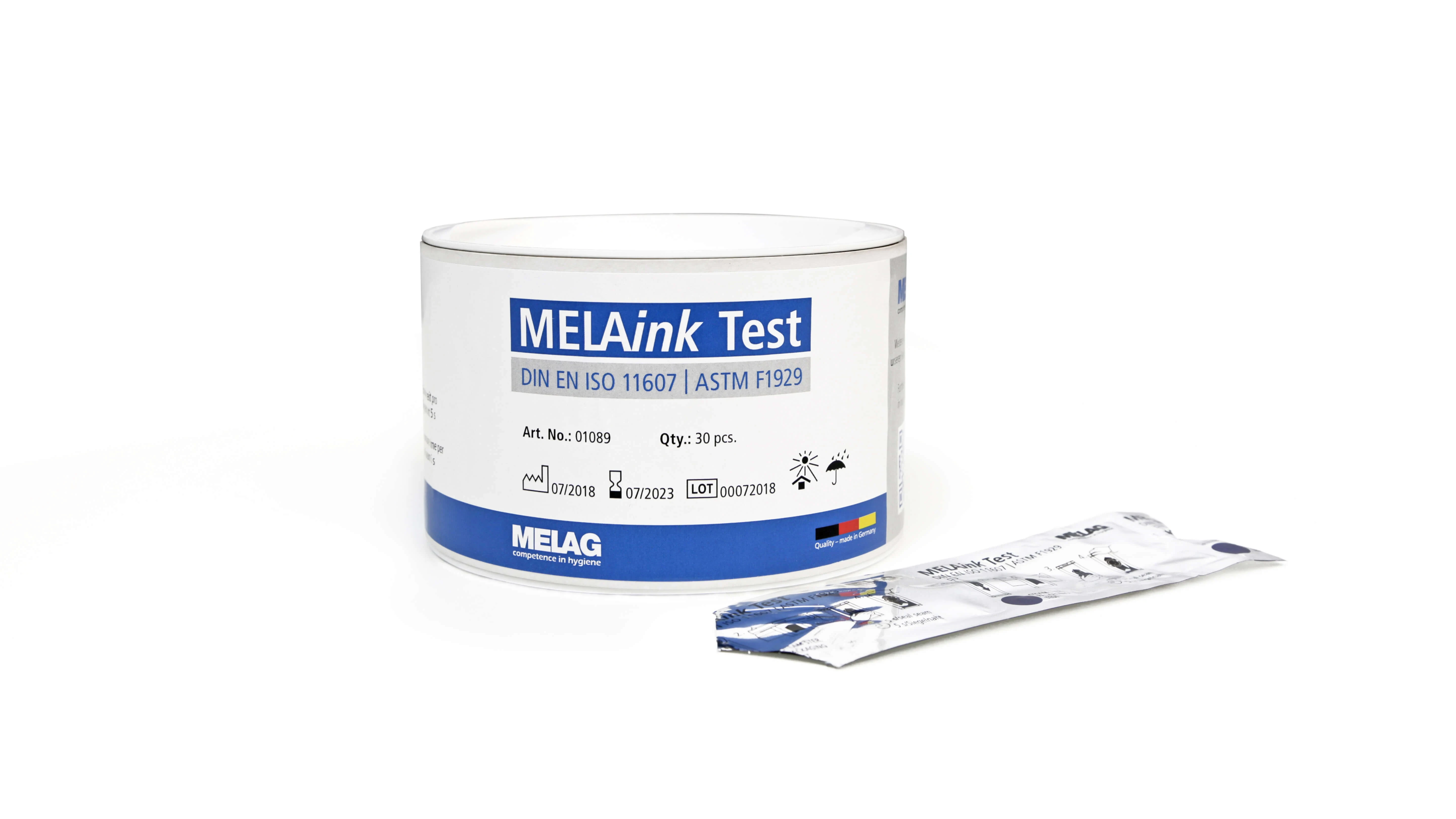 MELAcontrol Ink Test, Packung à 30 Tests